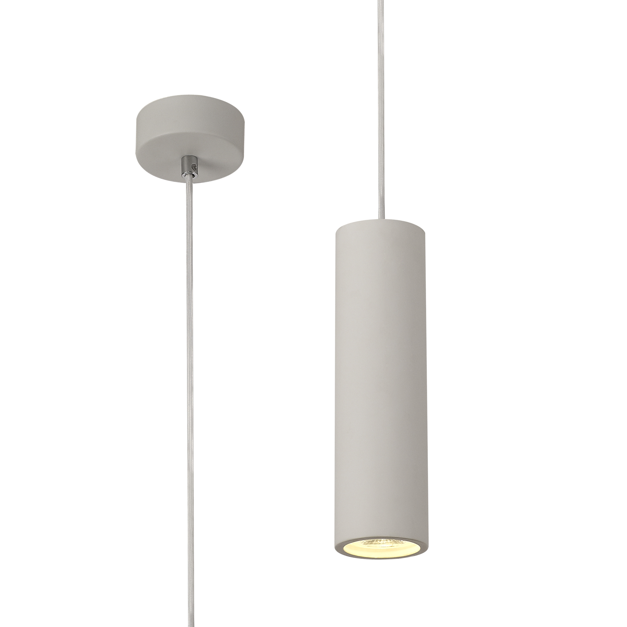 Alina Plaster Lights Deco Single Pendant
